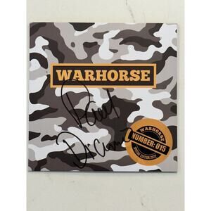 Paul Di'anno 2022 Special Numbered and Signed CD Warhorse (ex Iron Maiden) #15
